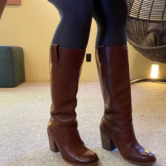 Frye Alexis Inside Zip Motorcycle Women Boots 9.5 - Picture 9 of 10